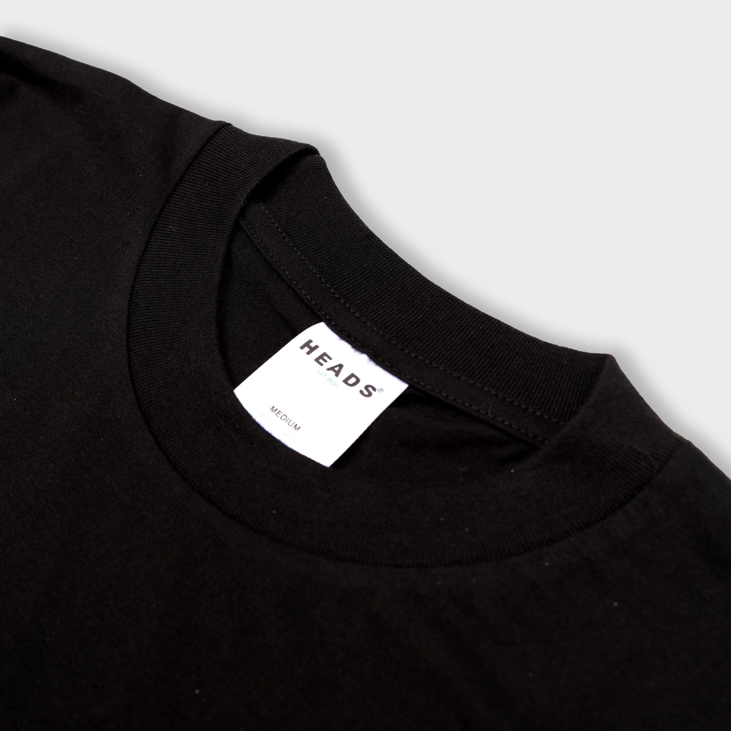 Heads+ Pocket T-Shirt Black