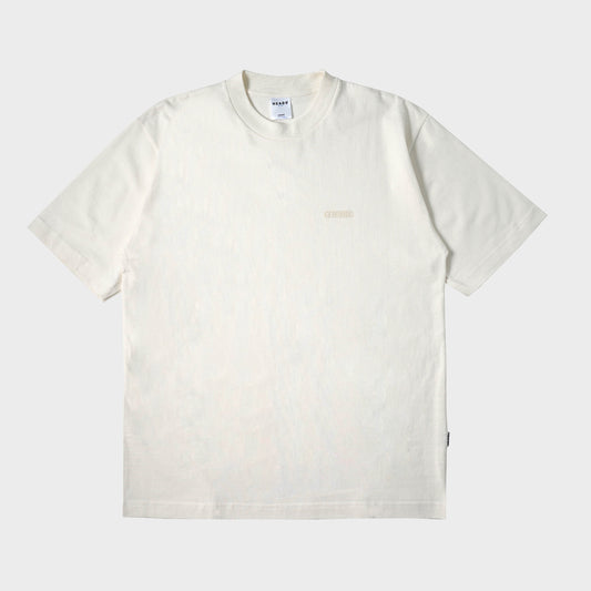 Plain Logo Tee White