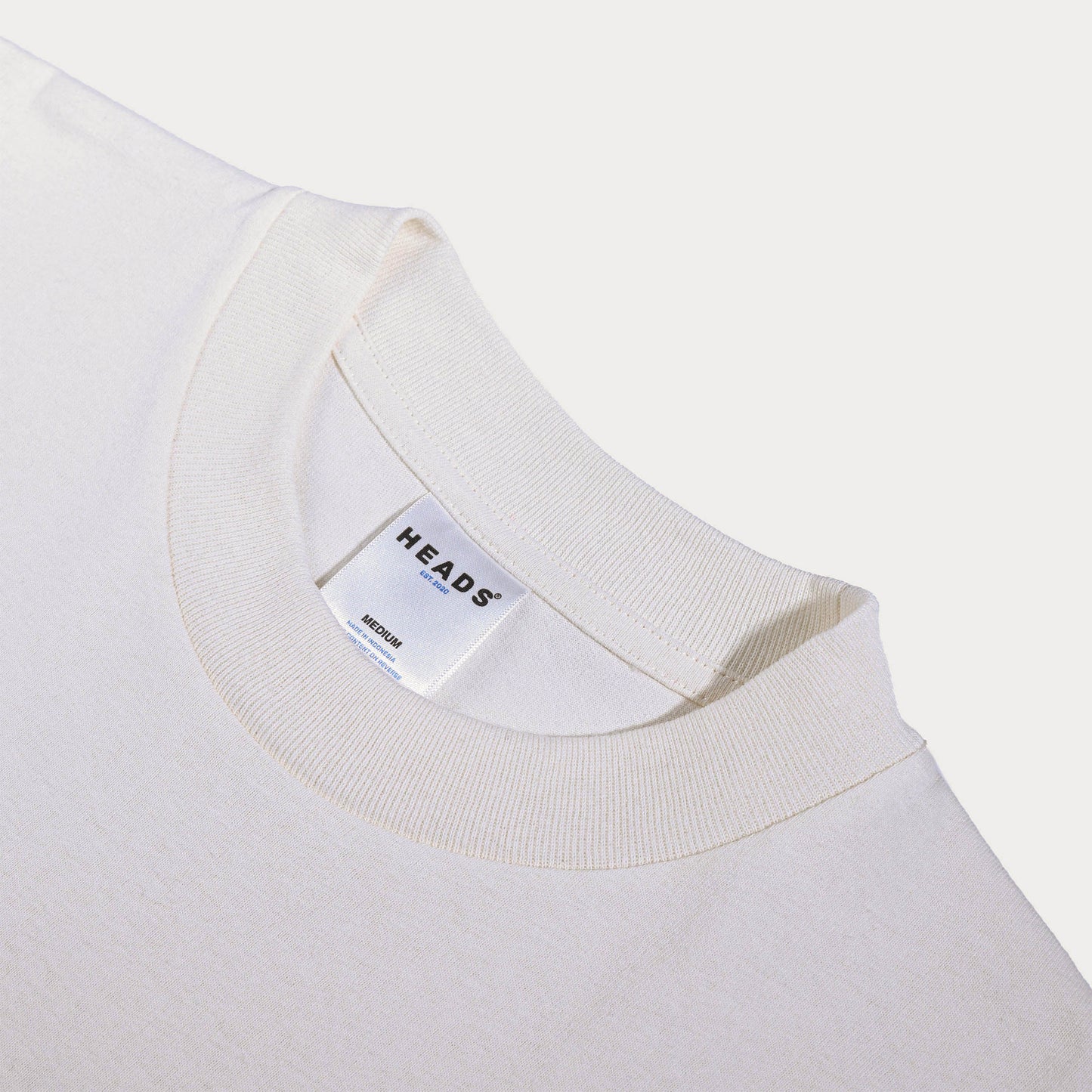 Plain Logo Tee White