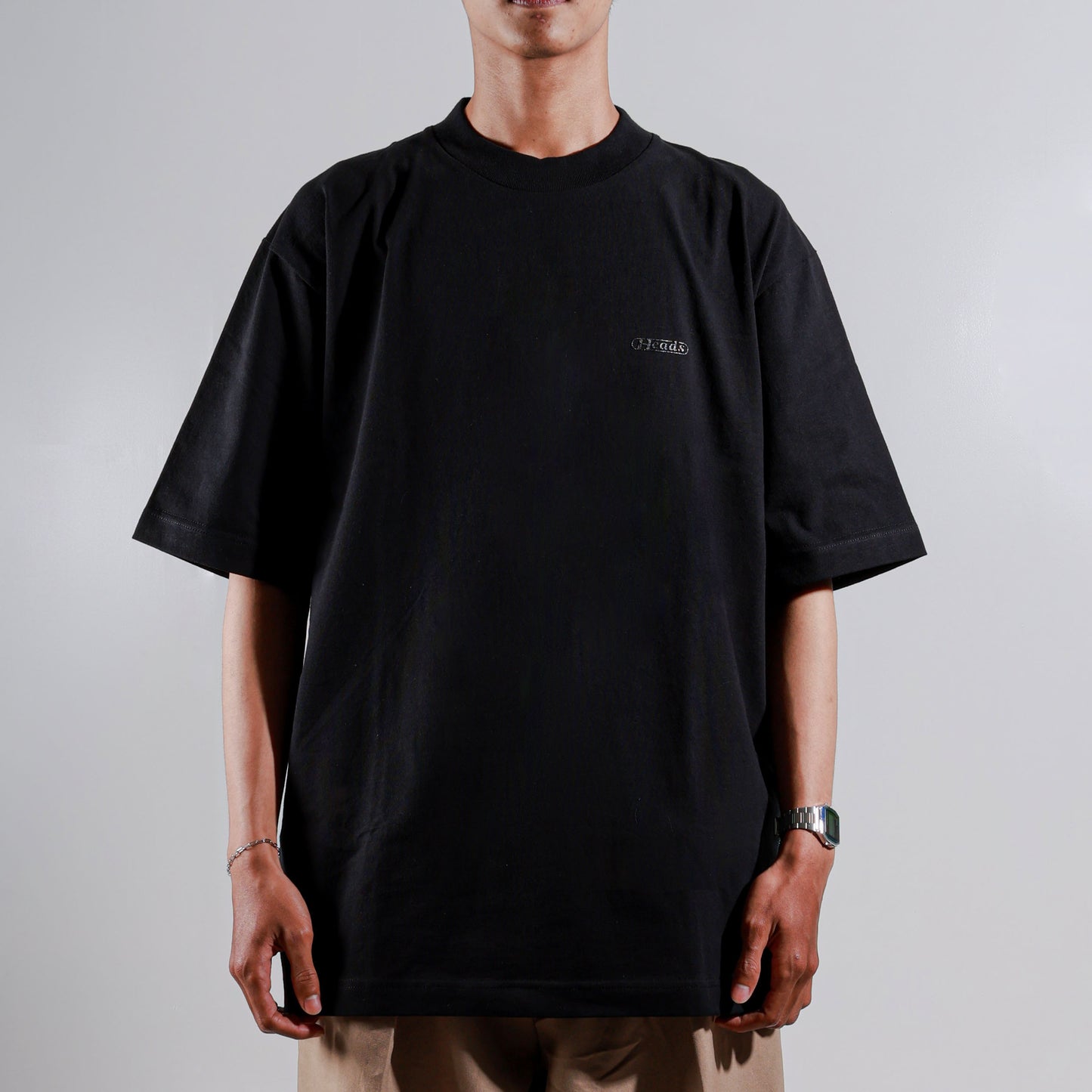 Plain Logo Tee Black