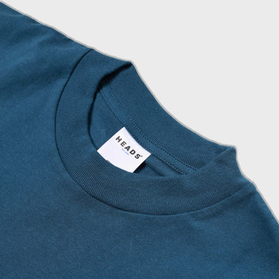 Plain Logo Tee Blue