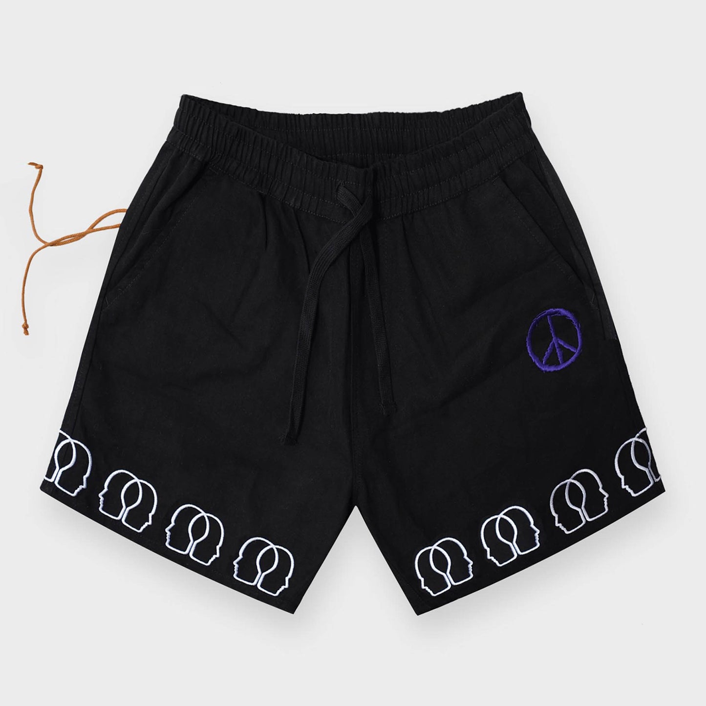 Multi Faces Shorts Black