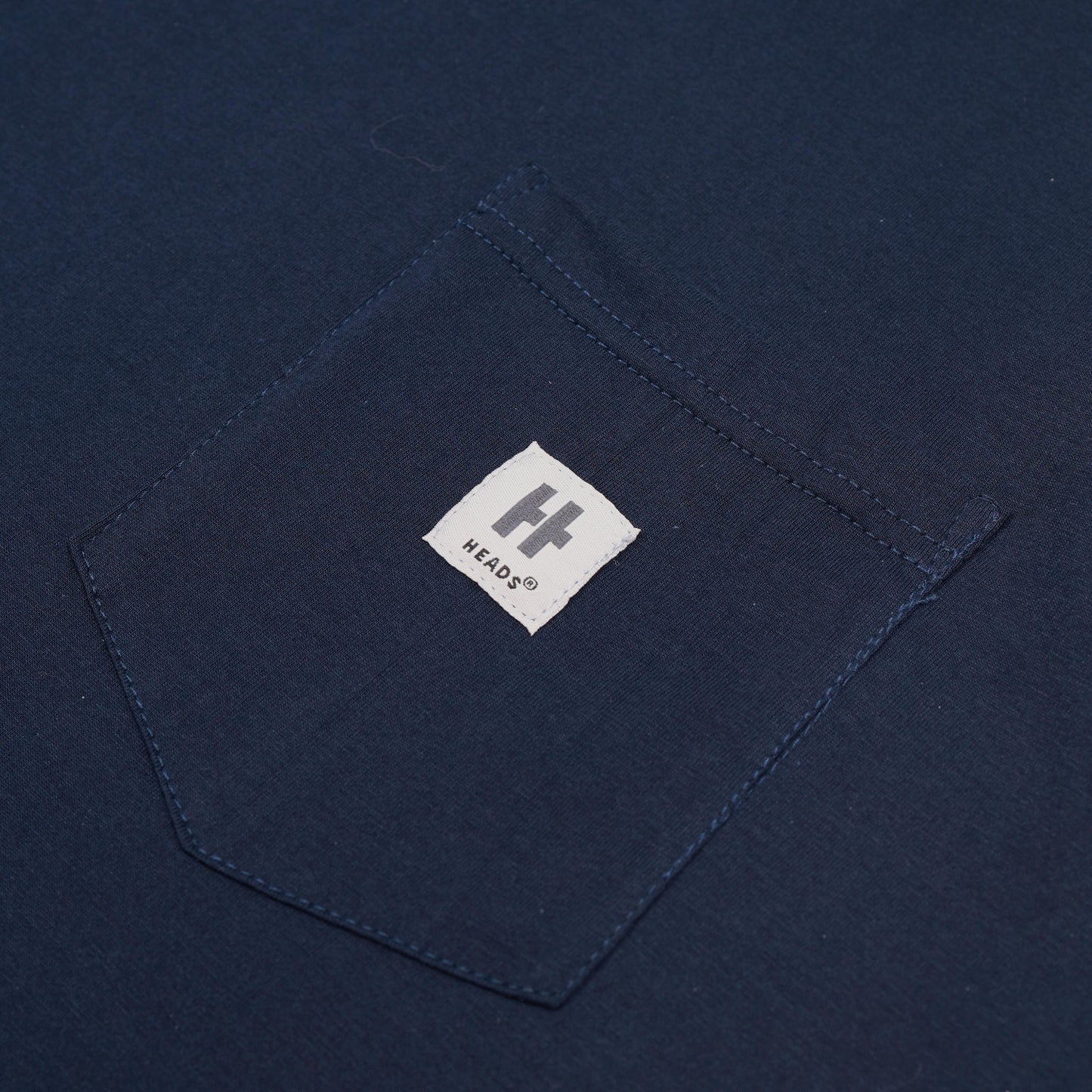 Heads+ Pocket T-Shirt Navy